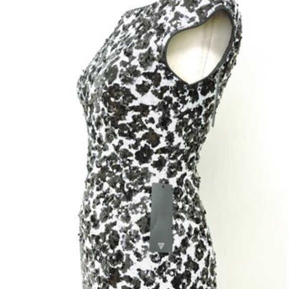 Dalmatian Black/White Sequin Dress, Size 4 - Picture 6 of 8